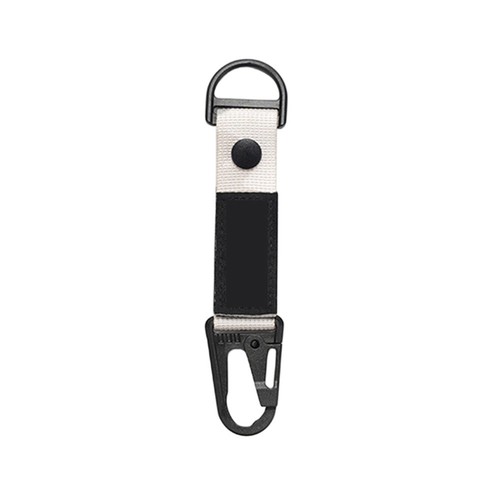 Nylon webbing strap keychain - nylon,